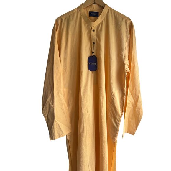 Aalishan kurta NWT orange yellow XL - Picture 1 of 4